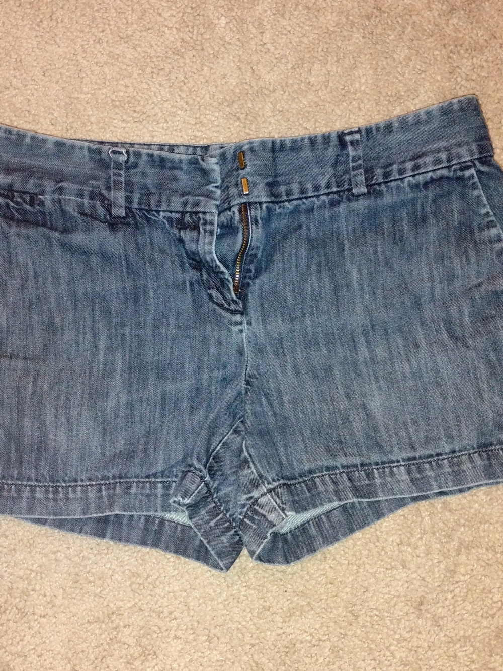 LOFT Light Wash Denim Jean Shorts